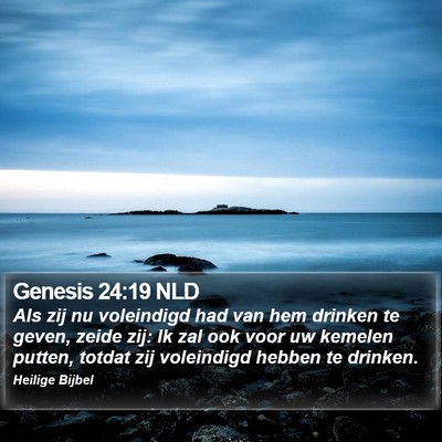 Genesis 24:19 NLD Bible Verse Image