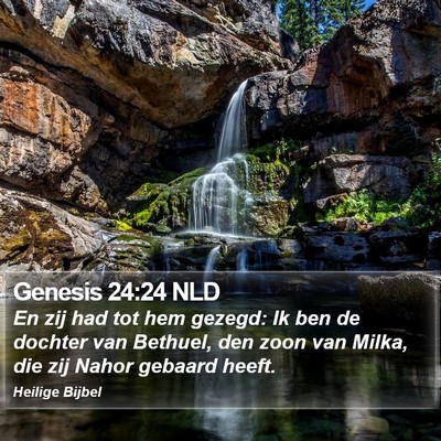 Genesis 24:24 NLD Bible Verse Image
