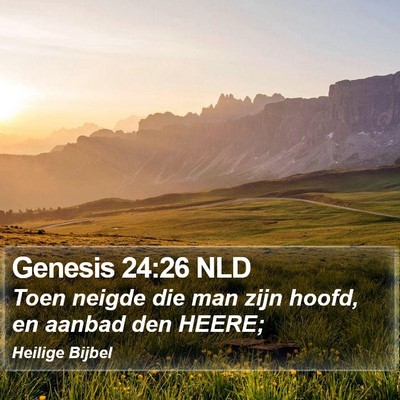 Genesis 24:26 NLD Bible Verse Image