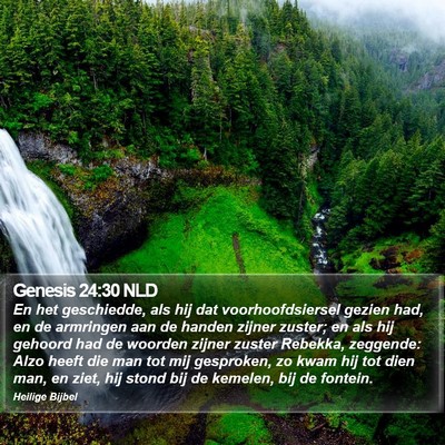 Genesis 24:30 NLD Bible Verse Image
