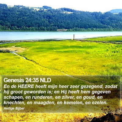 Genesis 24:35 NLD Bible Verse Image
