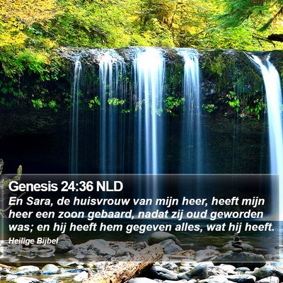 Genesis 24:36 NLD Bible Verse Image