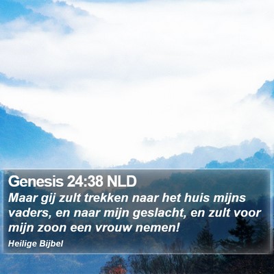 Genesis 24:38 NLD Bible Verse Image