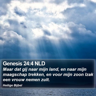 Genesis 24:4 NLD Bible Verse Image