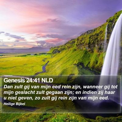 Genesis 24:41 NLD Bible Verse Image