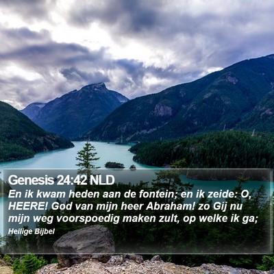 Genesis 24:42 NLD Bible Verse Image