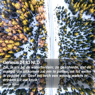 Genesis 24:43 NLD Bible Verse Image