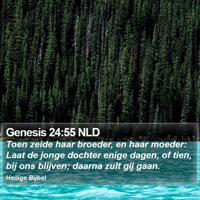Genesis 24:55 NLD Bible Verse Image