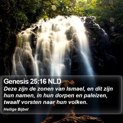 Genesis 25:16 NLD Bible Verse Image
