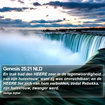 Genesis 25:21 NLD Bible Verse Image