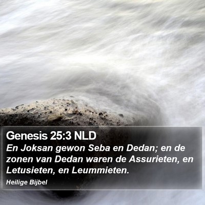 Genesis 25:3 NLD Bible Verse Image