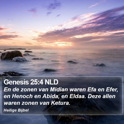 Genesis 25:4 NLD Bible Verse Image