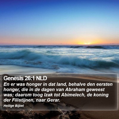 Genesis 26:1 NLD Bible Verse Image