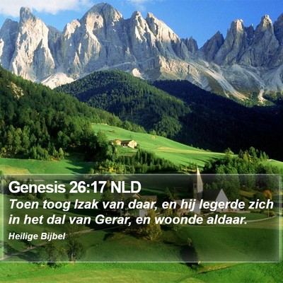 Genesis 26:17 NLD Bible Verse Image
