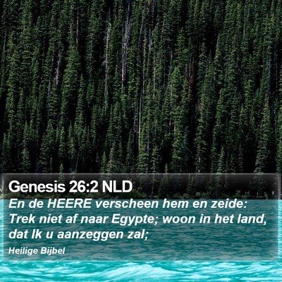 Genesis 26:2 NLD Bible Verse Image