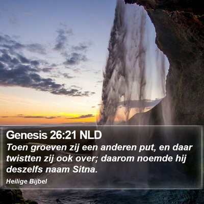 Genesis 26:21 NLD Bible Verse Image