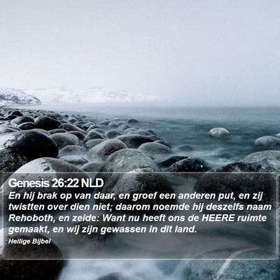 Genesis 26:22 NLD Bible Verse Image