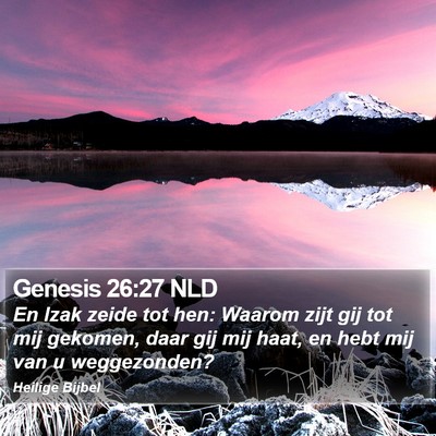 Genesis 26:27 NLD Bible Verse Image