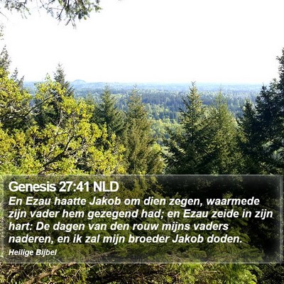 Genesis 27:41 NLD Bible Verse Image