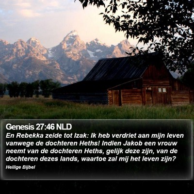 Genesis 27:46 NLD Bible Verse Image