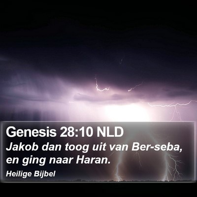 Genesis 28:10 NLD Bible Verse Image