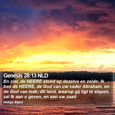 Genesis 28:13 NLD Bible Verse Image