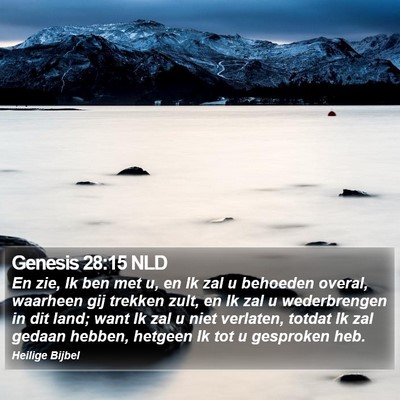 Genesis 28:15 NLD Bible Verse Image