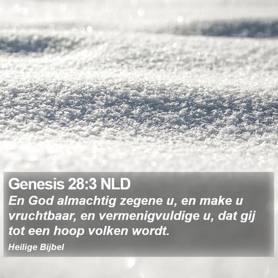 Genesis 28:3 NLD Bible Verse Image