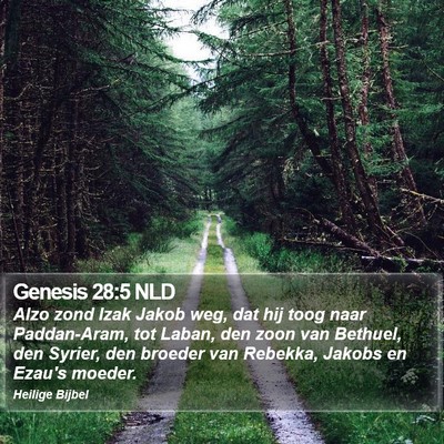 Genesis 28:5 NLD Bible Verse Image