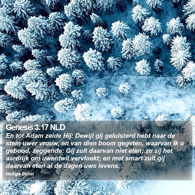 Genesis 3:17 NLD Bible Verse Image
