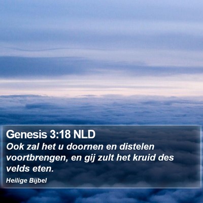 Genesis 3:18 NLD Bible Verse Image