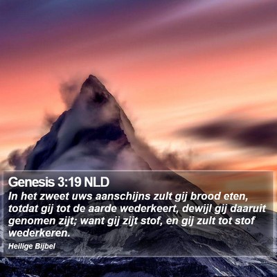 Genesis 3:19 NLD Bible Verse Image