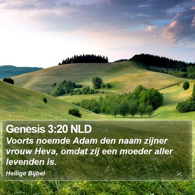 Genesis 3:20 NLD Bible Verse Image
