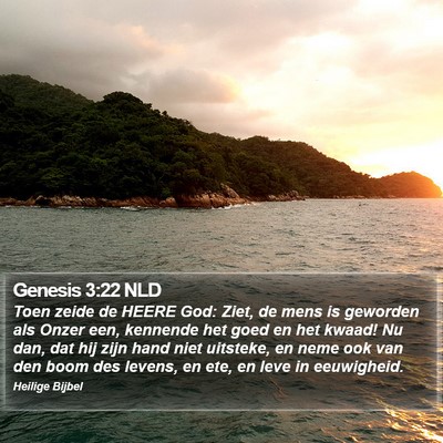 Genesis 3:22 NLD Bible Verse Image