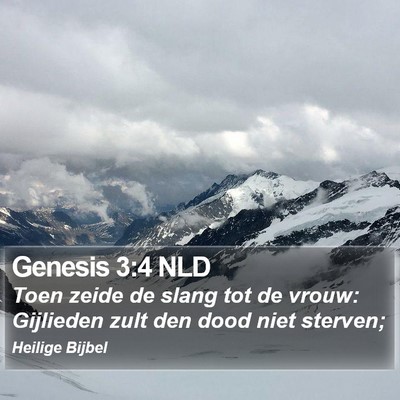 Genesis 3:4 NLD Bible Verse Image