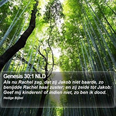 Genesis 30:1 NLD Bible Verse Image