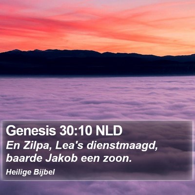 Genesis 30:10 NLD Bible Verse Image