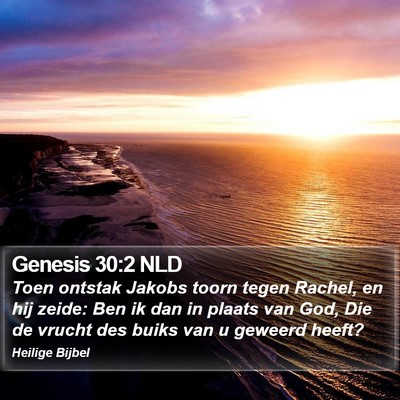 Genesis 30:2 NLD Bible Verse Image