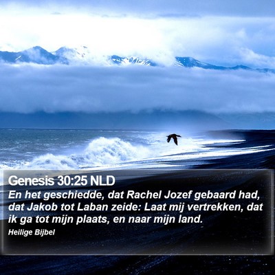 Genesis 30:25 NLD Bible Verse Image
