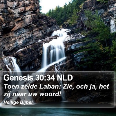 Genesis 30:34 NLD Bible Verse Image