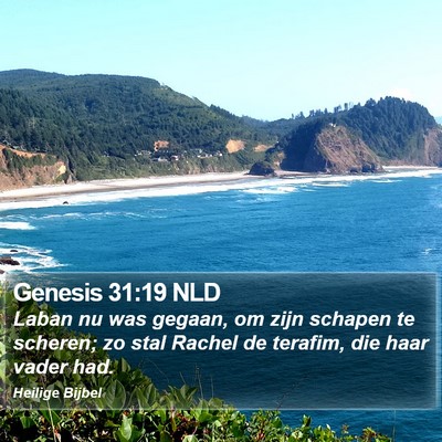 Genesis 31:19 NLD Bible Verse Image