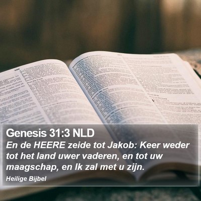 Genesis 31:3 NLD Bible Verse Image
