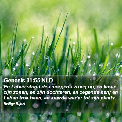 Genesis 31:55 NLD Bible Verse Image
