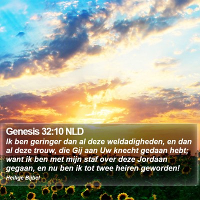 Genesis 32:10 NLD Bible Verse Image