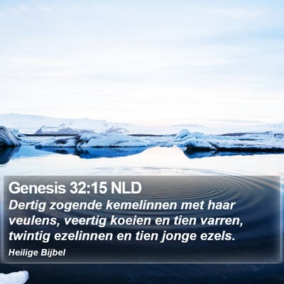 Genesis 32:15 NLD Bible Verse Image
