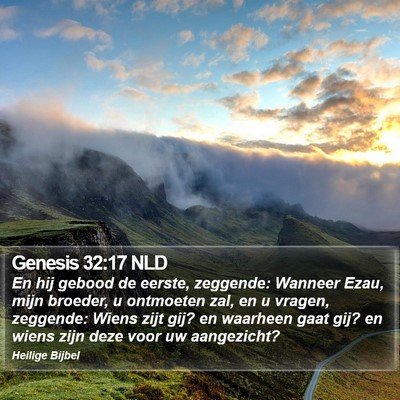 Genesis 32:17 NLD Bible Verse Image