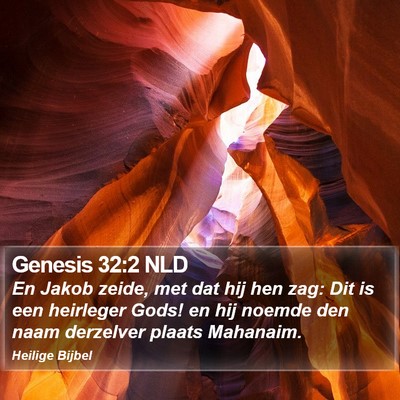Genesis 32:2 NLD Bible Verse Image