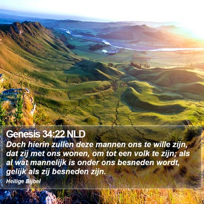 Genesis 34:22 NLD Bible Verse Image