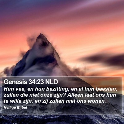 Genesis 34:23 NLD Bible Verse Image