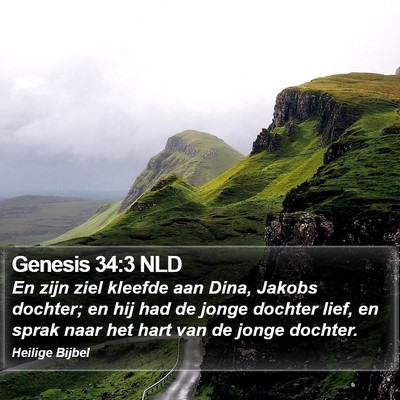 Genesis 34:3 NLD Bible Verse Image